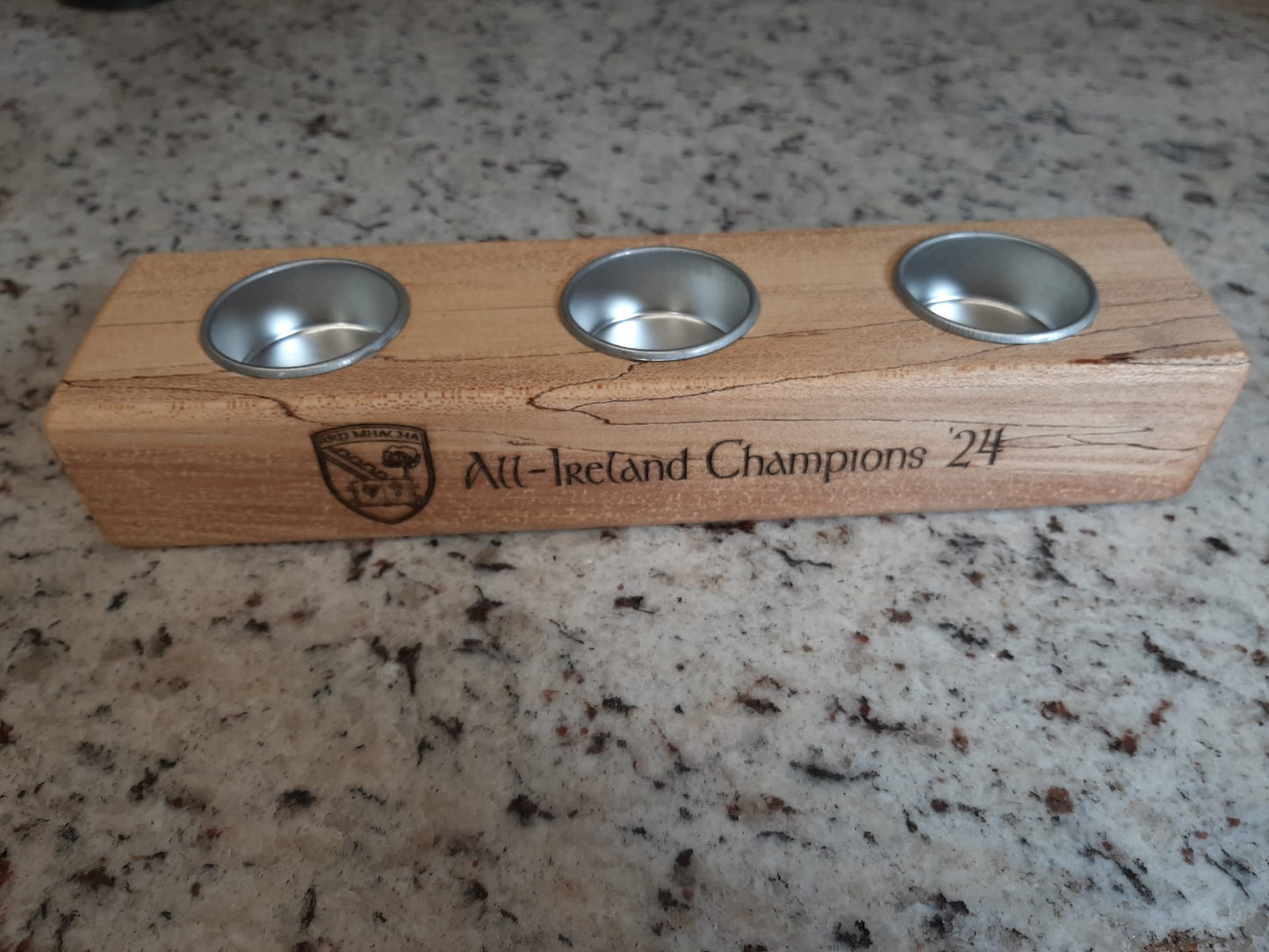Three- Candleholder Armagh All Ireland